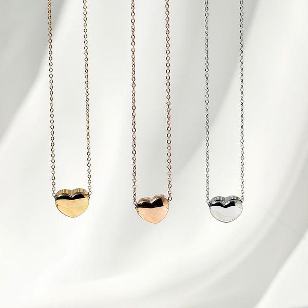 arrival rose gold color fashion heart tassel crystal pendant necklace titanium steel jewelry woman gift never fade necklaces, Silver
arrival rose gold color fashion heart tassel crystal pendant necklace titanium steel jewelry woman gift never fade necklaces, Silver