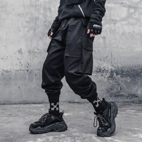 men's pants hip hop streetwear sweatpants harajuku zipper pocket cargo men tactical joggers man casual loose trousers techwear, Black
men's pants hip hop streetwear sweatpants harajuku zipper pocket cargo men tactical joggers man casual loose trousers techwear, Black