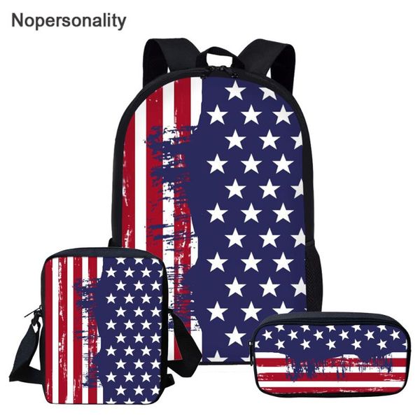 nopersonality us flag print 3pcs school bag set for boys kids primary student book bags teenagers backpack child mochila
nopersonality us flag print 3pcs school bag set for boys kids primary student book bags teenagers backpack child mochila