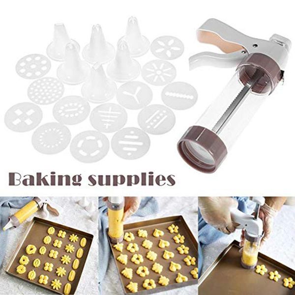 baking moulds cookie press kit - making gun biscuits cake mold maker machine dessert decoration
baking moulds cookie press kit - making gun biscuits cake mold maker machine dessert decoration