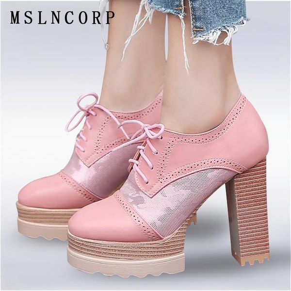 plus size 34-43 fashion spring autumn platform shoes women lace up thick high heel ladies dress party pumps casual, Black
plus size 34-43 fashion spring autumn platform shoes women lace up thick high heel ladies dress party pumps casual, Black