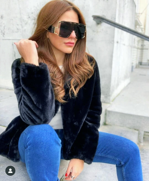 trendy punk style metal big frame sunglasses american and european american one piece street shooting sunglasses, White;black
trendy punk style metal big frame sunglasses american and european american one piece street shooting sunglasses, White;black