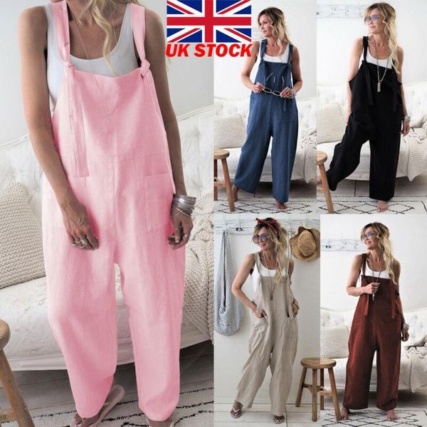 women's jumpsuits & rompers 2021 brand women casual loose cotton linen solid pockets jumpsuit overalls wide leg cropped pants macacao f, Black;white
women's jumpsuits & rompers 2021 brand women casual loose cotton linen solid pockets jumpsuit overalls wide leg cropped pants macacao f, Black;white