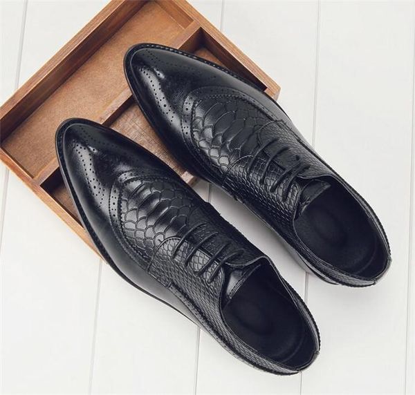 dress shoes pointed toe large size 47 48 fashion pu leather men bullock oxfords lace-up designer luxury, Black
dress shoes pointed toe large size 47 48 fashion pu leather men bullock oxfords lace-up designer luxury, Black