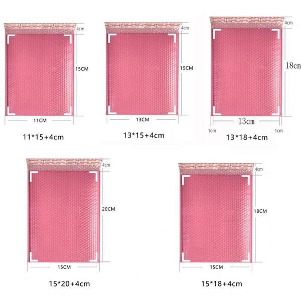 storage bags 10pcs bubble mailers padded envelopes lined poly mailer 5 sizes shockproof waterproof self seal pink fast
storage bags 10pcs bubble mailers padded envelopes lined poly mailer 5 sizes shockproof waterproof self seal pink fast