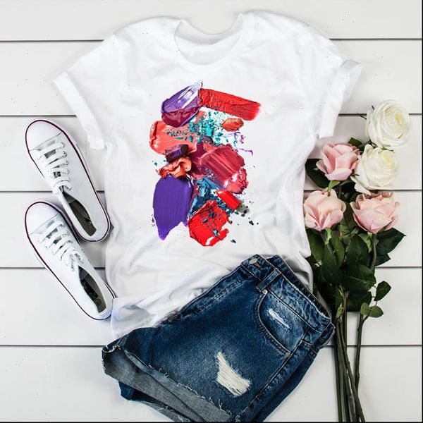 women womens 3d print lipstick fashion cute t clothes shirt ladies graphic female tee clothing ulzzang, White
women womens 3d print lipstick fashion cute t clothes shirt ladies graphic female tee clothing ulzzang, White