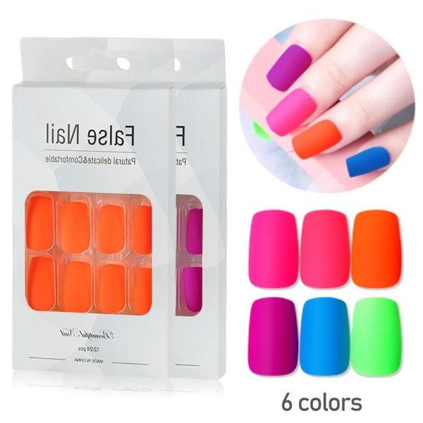 false nails fluorescent press on artificial fake nail tips full cover, Red;gold
false nails fluorescent press on artificial fake nail tips full cover, Red;gold