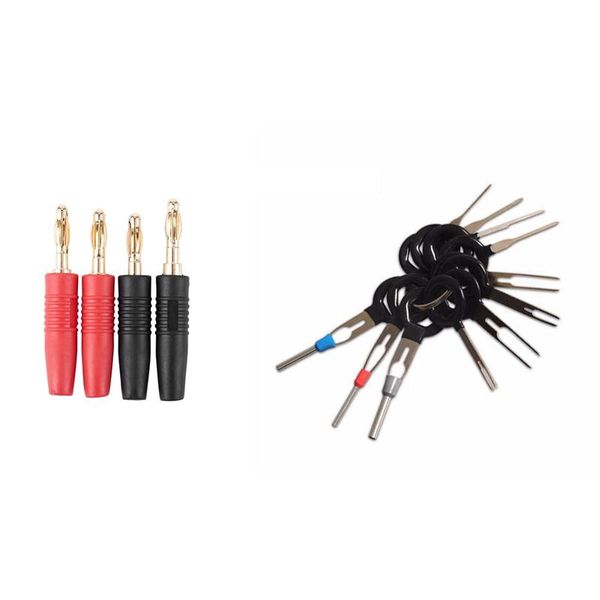 smart power plugs 4pcs 4mm b7 24k gold plated musical speaker cable wire pin banana plug with 11pcs terminal removal tools
smart power plugs 4pcs 4mm b7 24k gold plated musical speaker cable wire pin banana plug with 11pcs terminal removal tools