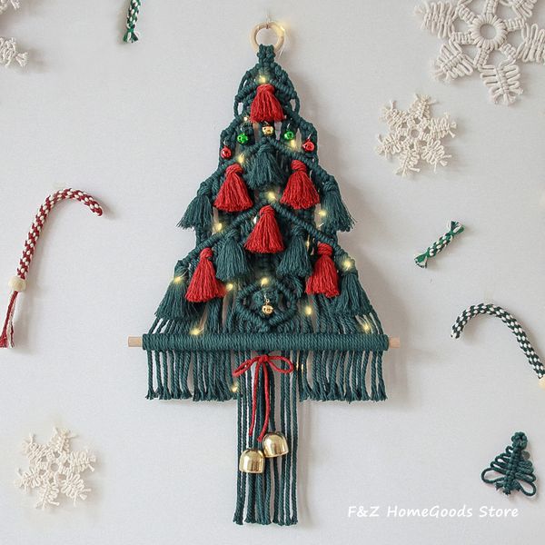 macrame christmas tree wall hanging tapestry tassels bells handwoven boho decoration bohemian decor for living room kids gift
macrame christmas tree wall hanging tapestry tassels bells handwoven boho decoration bohemian decor for living room kids gift