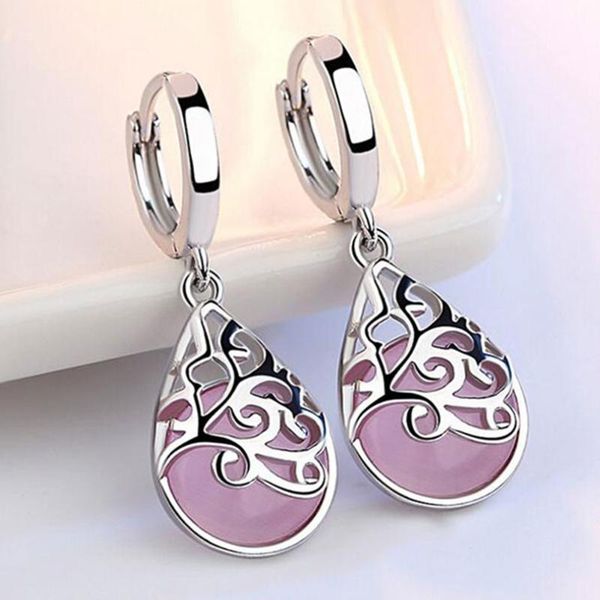 beiver pink / white cat's eye stone water drop earrings for women gold jewelry ladies gift dangle & chandelier, Silver
beiver pink / white cat's eye stone water drop earrings for women gold jewelry ladies gift dangle & chandelier, Silver