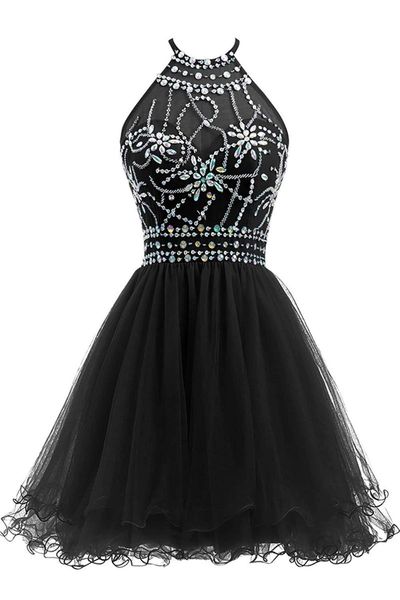 party dresses bling short prom pink 2021 vestidos festa curto high neck homecoming dress for girls graduation, White;black
party dresses bling short prom pink 2021 vestidos festa curto high neck homecoming dress for girls graduation, White;black