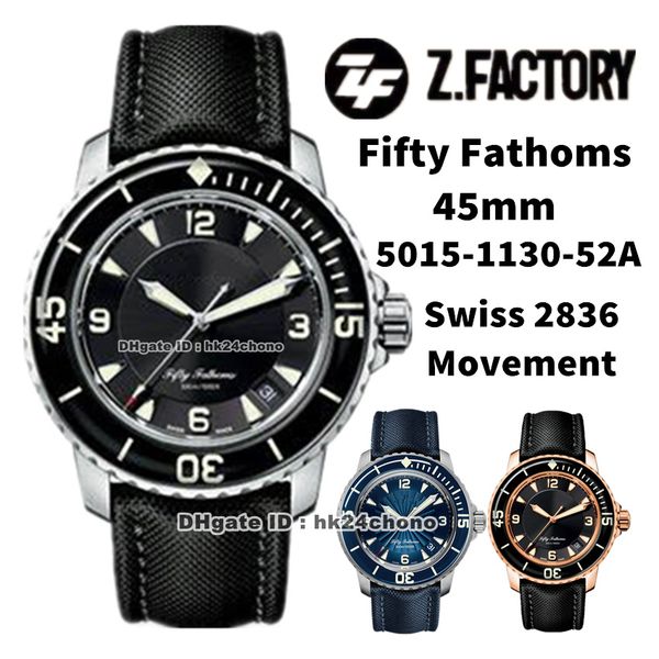 zf factory watches 5015-1130-52a fifty fathoms 45mm steel eta 2836 autoamtic mens watch sapphire bezel bllack dial canvas strap sports gents, Slivery;brown
zf factory watches 5015-1130-52a fifty fathoms 45mm steel eta 2836 autoamtic mens watch sapphire bezel bllack dial canvas strap sports gents, Slivery;brown