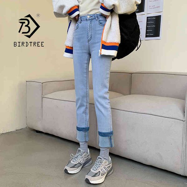 spring women's korean style all match streetwear pencil long denim pant solid high waist vintage straight casual pants b13007x 210419, Blue
spring women's korean style all match streetwear pencil long denim pant solid high waist vintage straight casual pants b13007x 210419, Blue