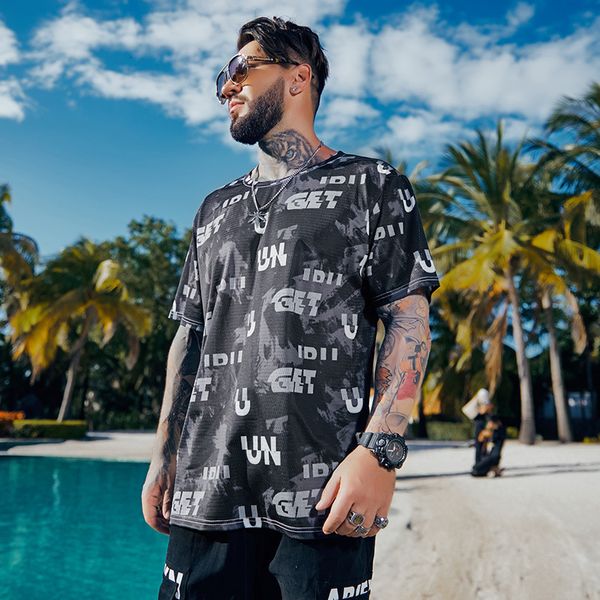 tee 2021 will see oversized letter t-shirt male fat man's crew's neck cotton knitted shirt clothes, White;black
tee 2021 will see oversized letter t-shirt male fat man's crew's neck cotton knitted shirt clothes, White;black