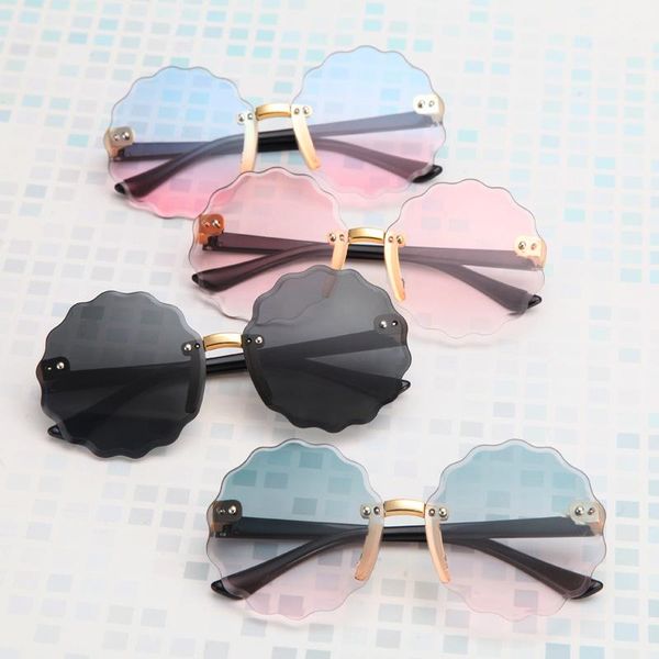 sunglasses 2021 kids gradient fashion children sun glasses flower shape rimless girls outdoors travel uv400 protection eyewear, Blue
sunglasses 2021 kids gradient fashion children sun glasses flower shape rimless girls outdoors travel uv400 protection eyewear, Blue