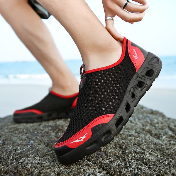 2021 light aqua shoes men breathable mesh quick dry water shoes anti-skid barefoot outdoor sneakers large size 38-48, Black
2021 light aqua shoes men breathable mesh quick dry water shoes anti-skid barefoot outdoor sneakers large size 38-48, Black