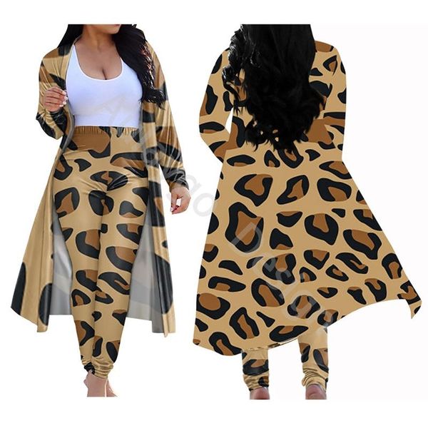 women's tracksuits black women clothes leopard print two piece outfits long cape leggings cool club party clothing for custom conjunto, Gray
women's tracksuits black women clothes leopard print two piece outfits long cape leggings cool club party clothing for custom conjunto, Gray