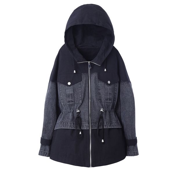 jeans jacket women mid-length spring and autumn style korean loose stitching denim chaquetas mujer 211014, Black;brown
jeans jacket women mid-length spring and autumn style korean loose stitching denim chaquetas mujer 211014, Black;brown