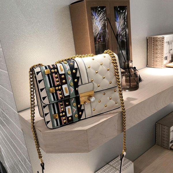evening bags shoulder luxury designer handbag 2021 women's fashion chain rivet squarefemale chic crossbody and purse
evening bags shoulder luxury designer handbag 2021 women's fashion chain rivet squarefemale chic crossbody and purse