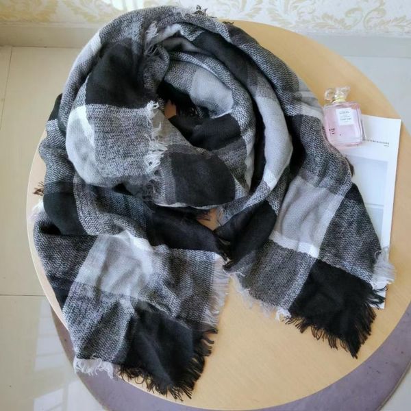 scarves foreign trade autumn and winter british retro college style men's women's large plaid warm scarf shawl, Blue;gray
scarves foreign trade autumn and winter british retro college style men's women's large plaid warm scarf shawl, Blue;gray