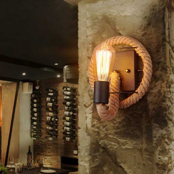 loft vintage style rope wall lamp american retro round stairs bar coffee dining room shop aisle art iron light
loft vintage style rope wall lamp american retro round stairs bar coffee dining room shop aisle art iron light