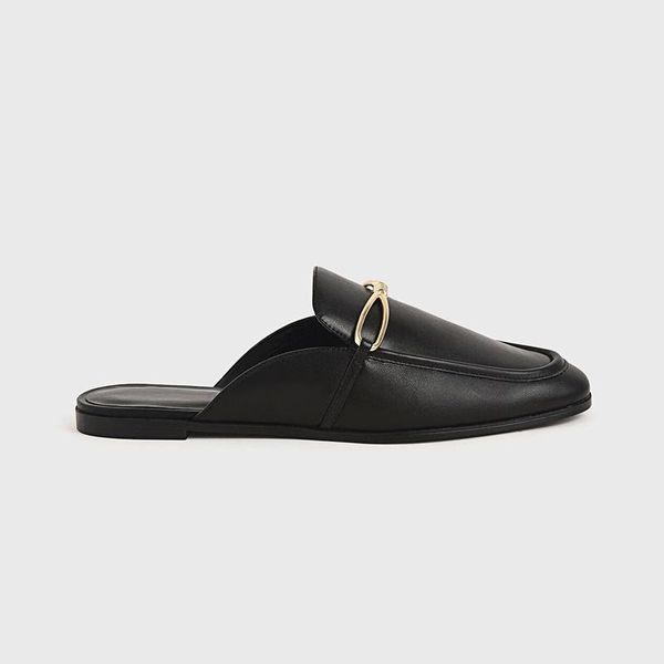 slippers woman summer metal buckle flat-heeled muller shoes outer wear half baotou fashion flat slides sandalias, Black
slippers woman summer metal buckle flat-heeled muller shoes outer wear half baotou fashion flat slides sandalias, Black