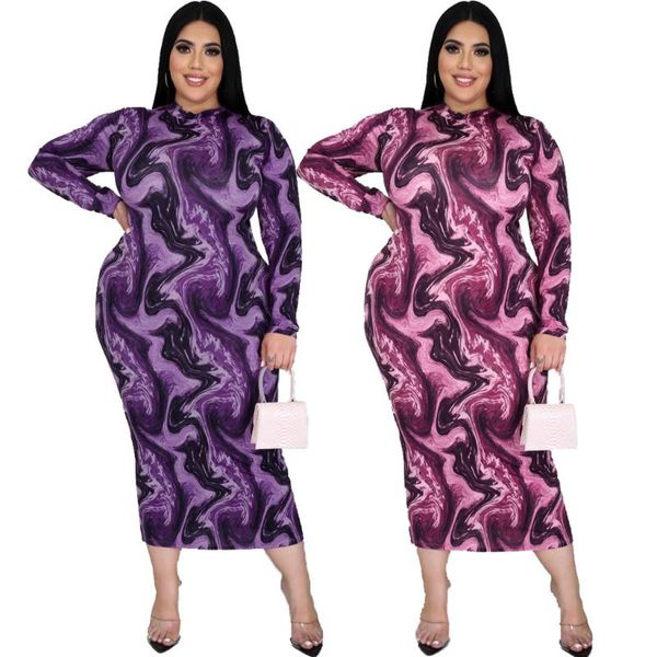 casual dresses purple print sheath maxi fashion women slim dress round neck long sleeve bodycon plus size, Black;gray
casual dresses purple print sheath maxi fashion women slim dress round neck long sleeve bodycon plus size, Black;gray