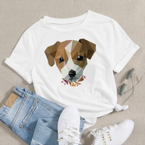 breathable polygonal animals dog graphic womens t shirt fashion personality gorgeous comfortable, White
breathable polygonal animals dog graphic womens t shirt fashion personality gorgeous comfortable, White