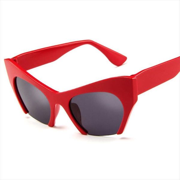 retro half frame cat eye women sunglasses fashion red silver shades uv400 sun glasses female big de soleil femme aaar05, White;black
retro half frame cat eye women sunglasses fashion red silver shades uv400 sun glasses female big de soleil femme aaar05, White;black