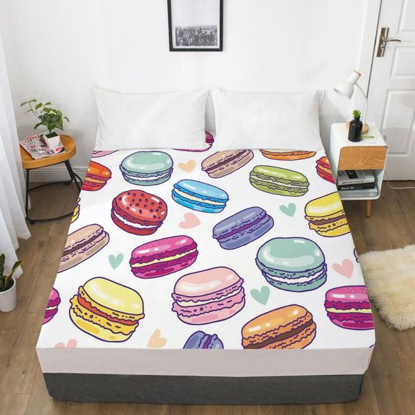 printed macarons of all colors soft fitted sheet with elastic band solid bed cover-wrinkle abrasion resistant sheets & sets
printed macarons of all colors soft fitted sheet with elastic band solid bed cover-wrinkle abrasion resistant sheets & sets