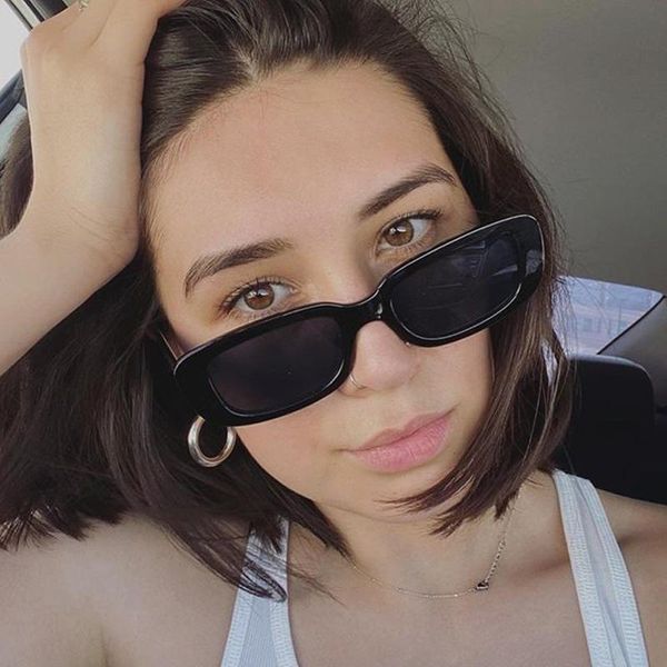 sunglasses 2021 vintage rectangle women small frame mirror sun glasses female fashion brand designer retro black, White;black
sunglasses 2021 vintage rectangle women small frame mirror sun glasses female fashion brand designer retro black, White;black