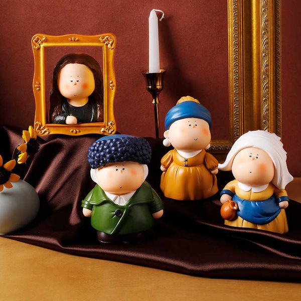 half moon artist van gogh pearl girl mona lisa gift doll deskdoll hand-made blind box ornament
half moon artist van gogh pearl girl mona lisa gift doll deskdoll hand-made blind box ornament