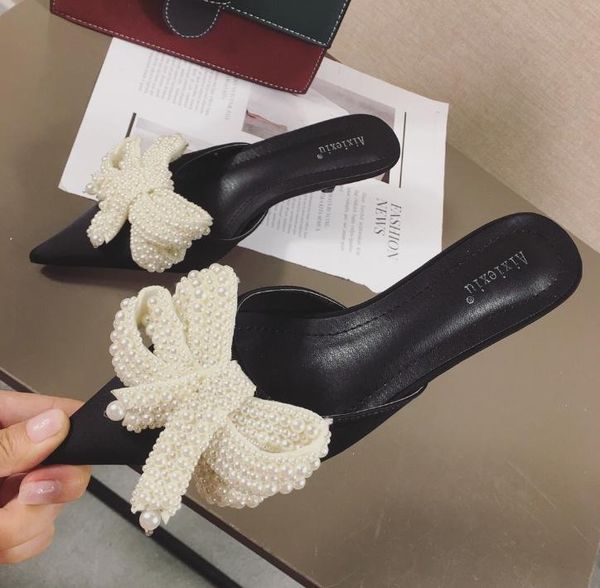 explosion models europe and america beaded comfortable flat bottom waterproof platform female pointed single shoes sandals, Black
explosion models europe and america beaded comfortable flat bottom waterproof platform female pointed single shoes sandals, Black