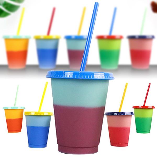mugs creative color changing cup with lid and straw reusable plastic short cold drink for children hr
mugs creative color changing cup with lid and straw reusable plastic short cold drink for children hr