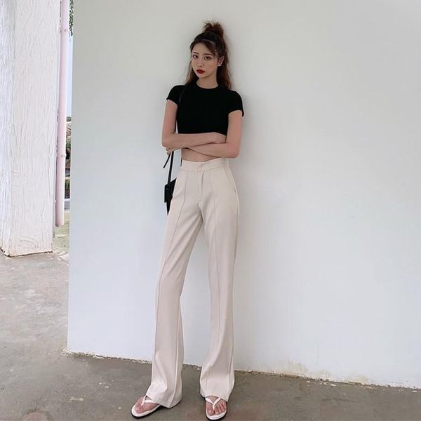 women's pants & capris long for women high waist summer fashion elegant casual office lady straight trouser gd192, Black;white
women's pants & capris long for women high waist summer fashion elegant casual office lady straight trouser gd192, Black;white