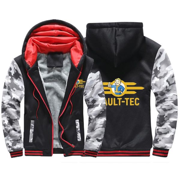 men's hoodies & sweatshirts games vault tec 2021 zipper jackets sweatshirt coat thicken plus cotton comfortable camouflage long sleeve, Black
men's hoodies & sweatshirts games vault tec 2021 zipper jackets sweatshirt coat thicken plus cotton comfortable camouflage long sleeve, Black