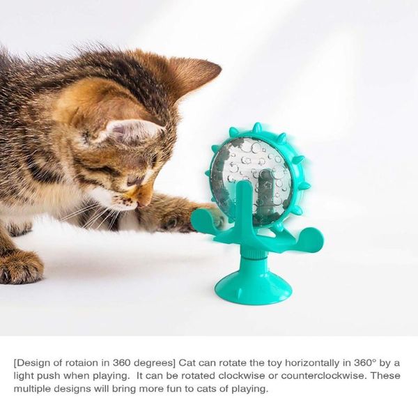 cat toys rotating windmill toy food dispensing with suction cup automatic safe spiller
cat toys rotating windmill toy food dispensing with suction cup automatic safe spiller