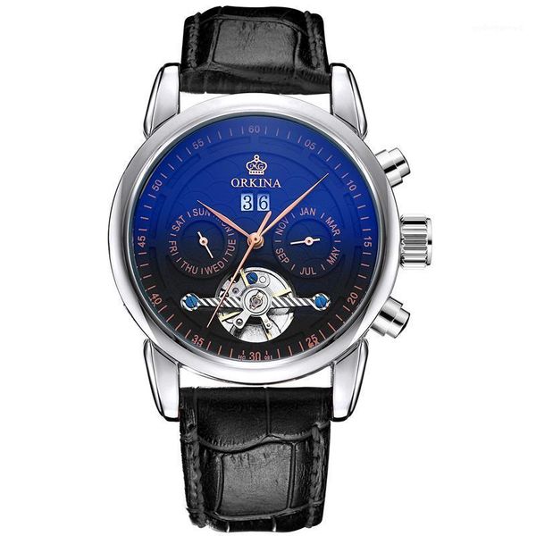 wristwatches mechanical watch men tourbillon automatic watches mens leather strap wrist clock for, Slivery;brown
wristwatches mechanical watch men tourbillon automatic watches mens leather strap wrist clock for, Slivery;brown