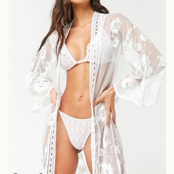 women's swimwear summer women beach cover ups lace mesh open stitch chiffon blouse long cardigan sunscreen swimsuits swim covers, White;black
women's swimwear summer women beach cover ups lace mesh open stitch chiffon blouse long cardigan sunscreen swimsuits swim covers, White;black