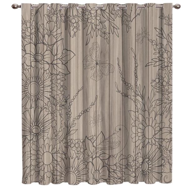 bedroom decor curtain flowers butterfly bird woodgrain window panels living room luxury home & drapes
bedroom decor curtain flowers butterfly bird woodgrain window panels living room luxury home & drapes