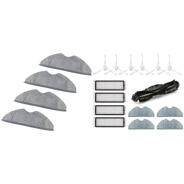 vacuum cleaners -4pcs replacement cleaning mop cloth & 1 set roller brush hepa filter for 360 s5 s7 cleaner
vacuum cleaners -4pcs replacement cleaning mop cloth & 1 set roller brush hepa filter for 360 s5 s7 cleaner