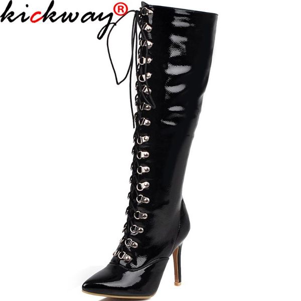 boots women lace up thigh high stiletto motorcycle punk pointed toe thin heels zipper black red large size 48
boots women lace up thigh high stiletto motorcycle punk pointed toe thin heels zipper black red large size 48
