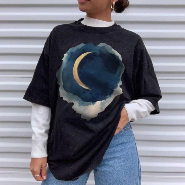 women's t-shirt feitong 3d tshirt vintage drop sleeves printed pattern casual short sleeve female streetwear, White
women's t-shirt feitong 3d tshirt vintage drop sleeves printed pattern casual short sleeve female streetwear, White