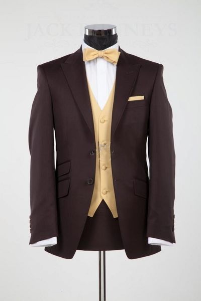 wedding tuxedos handsome chocolate man work business suit peak lapel men prom party groom (jacket+pants+vest+tie) no:901, Black;gray
wedding tuxedos handsome chocolate man work business suit peak lapel men prom party groom (jacket+pants+vest+tie) no:901, Black;gray