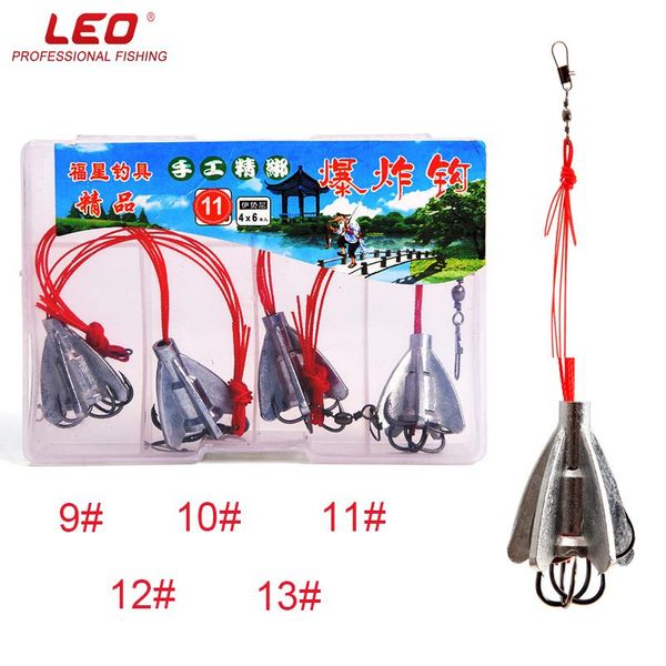 4pcs/set leo fishing hook explosion set 5 size anti-hanging bottom pesca capture fishhooks tool with tackle box hooks
4pcs/set leo fishing hook explosion set 5 size anti-hanging bottom pesca capture fishhooks tool with tackle box hooks