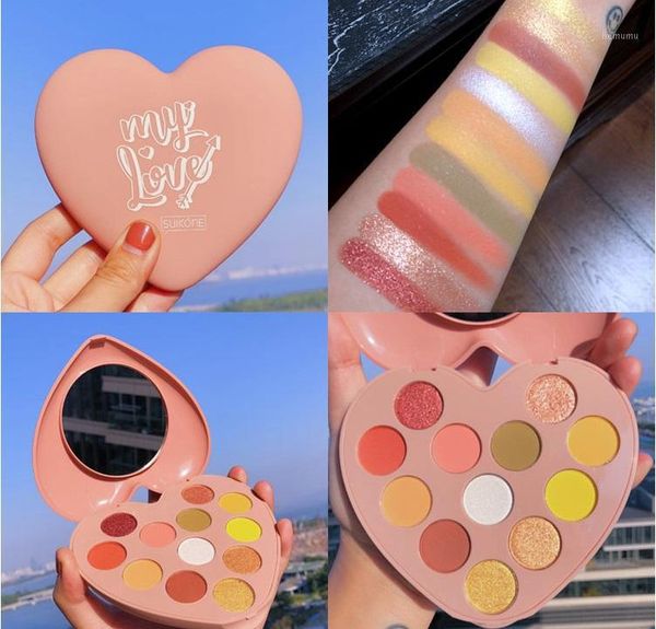 color heart-shaped shimmer matte eyeshadow palette glitter metallic pallete nude pigmented makeup cosmetic1
color heart-shaped shimmer matte eyeshadow palette glitter metallic pallete nude pigmented makeup cosmetic1