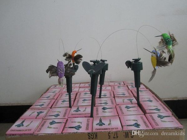 144pcs solar flying fluttering hummingbirds,solar flying bird with feather wing, garden birds toy dhl fedex shipping
144pcs solar flying fluttering hummingbirds,solar flying bird with feather wing, garden birds toy dhl fedex shipping