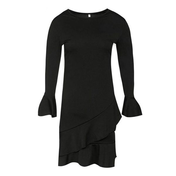 autumn 2021 dress women flare sleeve slim bodycon black dresses elegant sweet ruffles mini short party vestidos casual, Black;gray
autumn 2021 dress women flare sleeve slim bodycon black dresses elegant sweet ruffles mini short party vestidos casual, Black;gray
