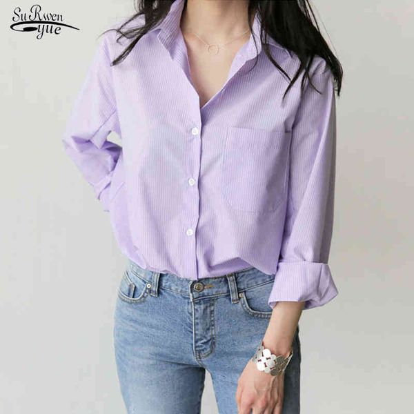 blusas mujer de moda purple women shirts cardigan long sleeve blouse and striped pocket female ladies 7307 50 210508, White
blusas mujer de moda purple women shirts cardigan long sleeve blouse and striped pocket female ladies 7307 50 210508, White