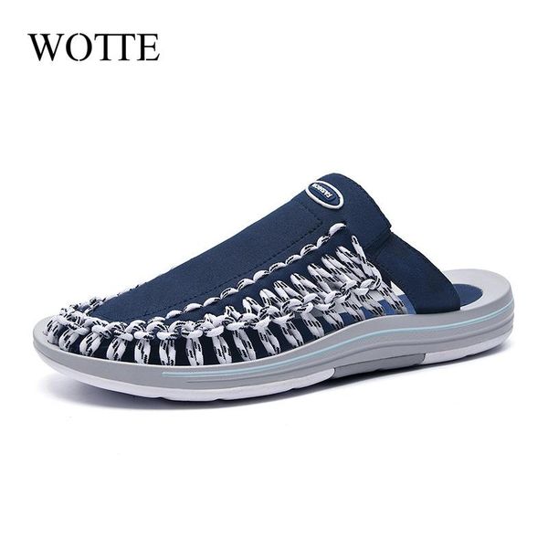 slippers summer men fashion handmade weaving design breathable men's sandals beach shoes soft bottom non-slip outdoor, Black
slippers summer men fashion handmade weaving design breathable men's sandals beach shoes soft bottom non-slip outdoor, Black